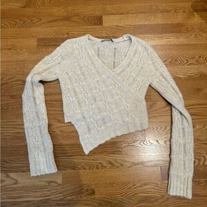 Zara crossover sweater